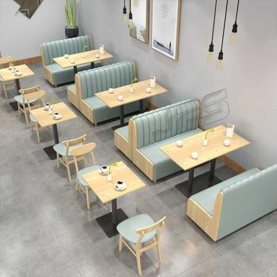 China Modern Round Restaurant Furniture Coffee Shop New Arrival Booth Sofa Seating Sets for sale