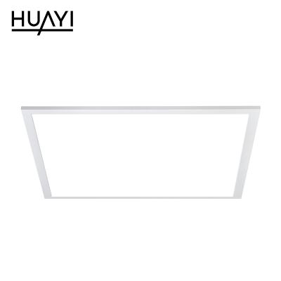 China Hot Sale 40W 72W Commercoal HUAYI Single Aluminum Smart Indoor Ceiling LED Desk Lamp Panel Panel Light for sale