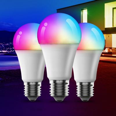 China Electric Living Room HUAYI Color Changing Light Indoor Home RGB Smart E27 LED Blub Light Dimmable 7W Lighting for sale