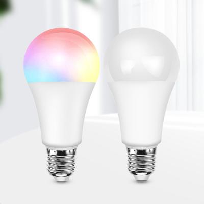 China HUAYI E27 7W Indoor Living Room Room Use RGB Aluminum Color Changing LED Smart Decorative Bulb Light for sale