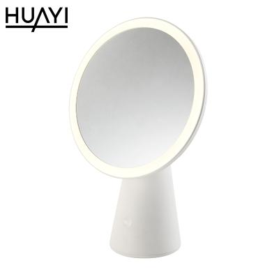 China Hot Selling Vertical Angel Adjustment Cosmetic Mirror Switch 4.5w Adjustable Angle (Max 90 Degree) Indoor HUAYI Make Up LED Mirror Light for sale