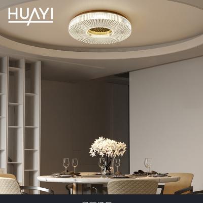 China HUAYI Design Outdoor Mounted Luxury Round Shape Modern Living Room Decoration LED Remote Control Dimming Ceiling Light 36Watt for sale