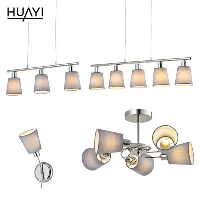 China HUAYI Nordic Luxury New Design Style Traditional Custom Modern Indoor Living Room Hotel LED Chandelier for sale