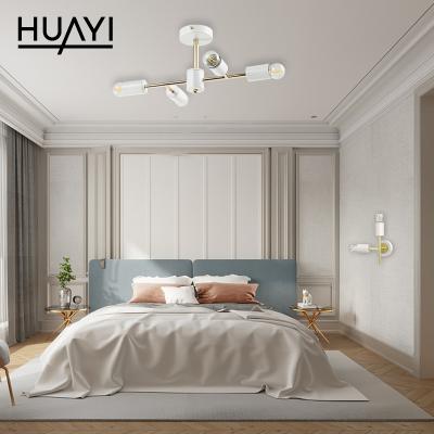 China HUAYI Outdoor Mounted Simple Fashionable Multiple Heads Nordic Surface Mount LED Design Home Luxury Modern Ceiling Light for sale