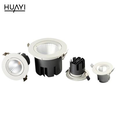 China HUAYI China modern manufacture 220v 12w 18w 30w 45w plastic indoor museum living room led spotlight for sale