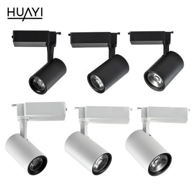 China Wholesale Price HUAYI Modern Indoor Store Showroom Magnetic Ceiling 12W 24W 35W LED Track Light for sale