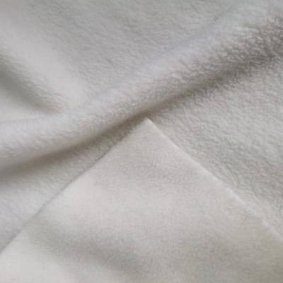 China New Fashion Sustainable Double Side Anti Pilling Dyed Heavy Micro Knitted 100% Polyester Fleece Fabric For Winter Jacket for sale