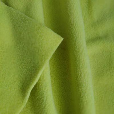 China Durable high quality double side anti pilling dyed knitted soft micro 100% polyester fleece fabric for textile garments for sale