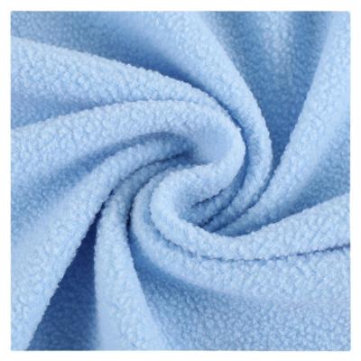 China Best quality 100%polyester 180gsm sustainable modern bilateral brush anti side pilling fleece fabric for winter coat for sale