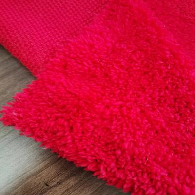 China Custom Sustainable Single Sided Super Soft 100% Polyester Good Quality Velvet Fleece Fabric For Winter Jackets for sale