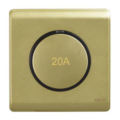 China ABUK Home Water Heater Switch 20A 250V Modern Flush Mount Electric Switch Nigeria 3*3 Inch Manufacturer 3*3 Inches for sale