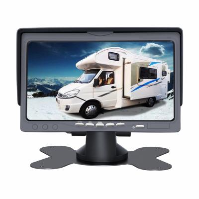 China Foldable Bus 4.3inch TFT LCD Car Rearview Monitor 5inch HD Monitor For Parking Car 12V 24V 7in LED IPS View Mirror AV Monitor Input for sale