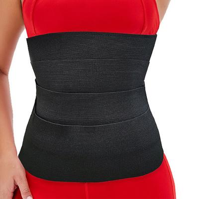 China Slim Back Support Body TENNEIGHT Belly Wrap Shapewear Workout Corset Latex Tummy Sweat Slimming Invisible Belt Waist Trimmer For Women for sale