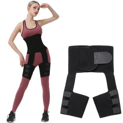 China Slim Body Shaper Women Shapewear Body Tummy Control TENNEIGHT Back Support Slimming Neoprene Belt Timmer 3 in 1 Thigh and Waist Trainer for sale