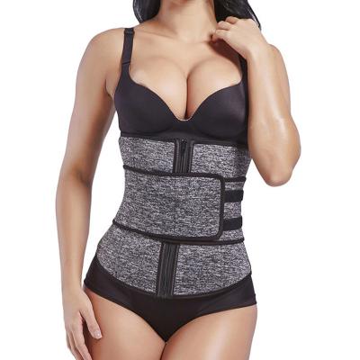 China TENNEIGHT Breathable Slimming Sweat Women Shapewear Neoprene Double Waist Cincher Plus Size Waist Trimmer for sale