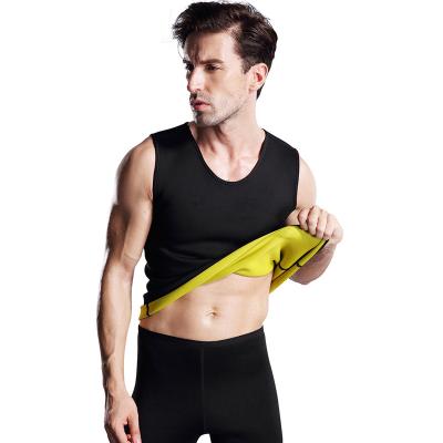 China Mens Fitness Gym QUICK DRY Workout Waist Trainer Neoprene TENNEIGHT Slim Full Body Shapewear Sweat Sauna Vest for sale