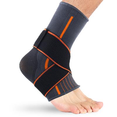 China Design TENNEIGHT Compression Sleeve Nylon Compression Support Adjustable Elastic Ankle Brace for sale