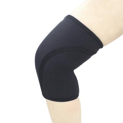 China 7mm Thickness Manufacturer Neoprene Knee Lift Weight Squat Strength Training Nylon Knee Pads for sale