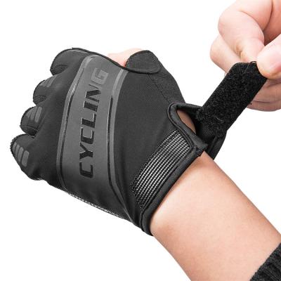 China Custom Manufacturer Breathable Anti-skidding Breathable Half Finger Cycling Cycling Bike Bicycle Motorcycle Gloves for sale