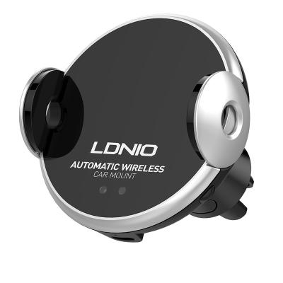 China 360 Degree Rotation LDNIO 10W Adjustable CAR MOUNT MA02 FAST WIRELESS CHARGE AUTO ARRIVAL for sale