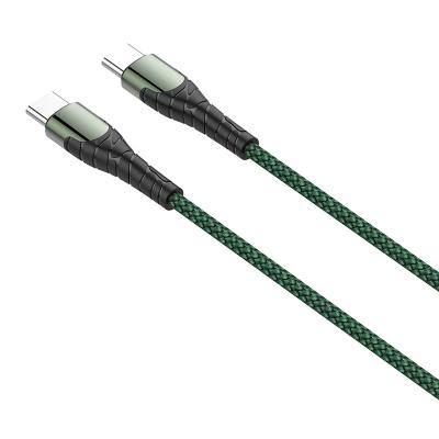 China PD New LC101/LC102 60W Nylon Braided Metal Mobile Phone LDNIO Fast Charging Type c to type c cable for sale