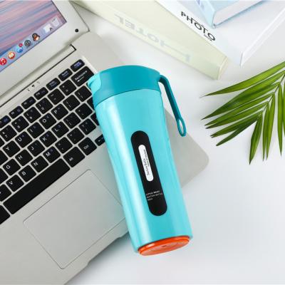 China Viable New Product Custom Logo Color Stainless Steel Vacuum Flask Non Spill Car Cup With Bottom Suction Cup for sale