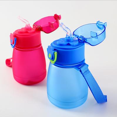 China BPA Sustainable Personalized Kids Free Water Bottle With Straw for sale