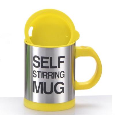 China 2019 Viable Logo Custom Automatic Electric Self Mixing Self Stirring Reusable Stainless Lazy Auto Stirring Coffee Mug Cup for sale