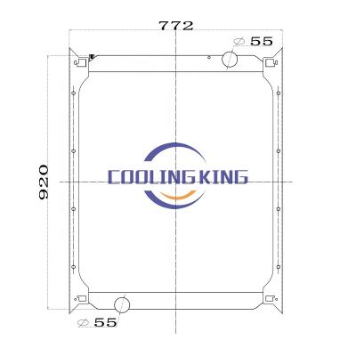 China Howo China Full Range Models Radiator For Sinotruck HOWO Radiator WG9725530231 WG9725530011 for sale