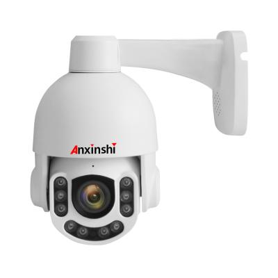 China PAN-TILT Anxinshi 1080P 4X IR Starlight SD Card Support POE Audio Metal Housing Mini Outdoor HD IP PTZ Camera for sale