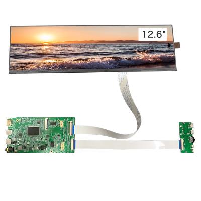 China factory manufacturer 12.6 inch IPS Touch Screen Displays LCD Display Module 1920x515 USB C Touch Screen Ultra Size 12.6 Monitor for sale