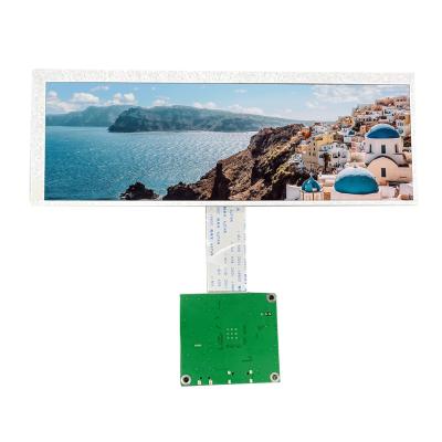 China factory manufacturer custom shaped lcd screen 7.7 inch ips tft lcd module display 1280x400 stretched bar scree 7.7 LCD display panel for sale