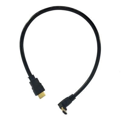 China 2021 90 Degree Elbow Flat Cable Connectors Tie Right Angle 4K Ultra HD 3D 1080P Ethernet and Audio ARC for PC Computer TV Display SA-HC4 for sale