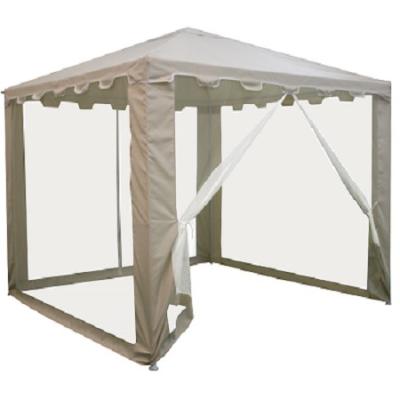 China Lightweight Polyester Canopy Gazebo With Mosquito Net for sale