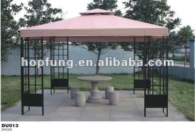 China Outdoor Roof Metal Double 3x3 Gazebo POLY for sale