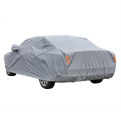 China New water-resistant PVC car cover sunscreen, heat insulation, rain, snow, wind and wear-resistant XL size suitable for 99% cars for sale