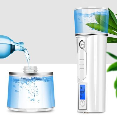 China Hot Sale CVB-106 Portable Face Humidifier Mini Nano Mist Sprayer 40ML USB DEEP CLEANSING Nano Facial Sprayer Suitable for Water and Milk for sale