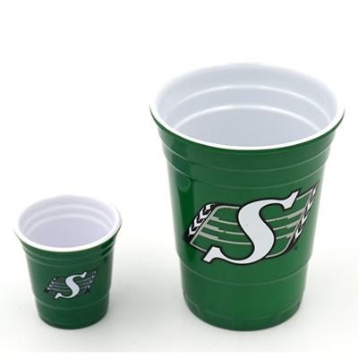 China Easy To Wash High Fashion Double Wall Melamine 100% Reusable Party Cup With Custom Logo for sale