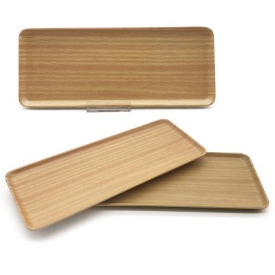 China Sustainable Reusable High Quality Rectangle Melamine Serving Tray For Promotion for sale