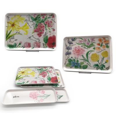 China 100% Healthy Promotion Nesting OEM Sustainable Melamine Serve Plate Perfect For Indoor And Outdoor Use for sale