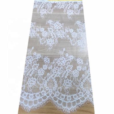 China Viable Hot Sale French Fabric Lace Embroidery For Wedding Dress Fabric for sale