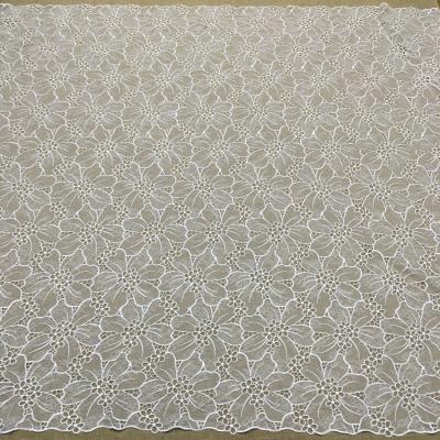 China Viable Luxury White Lace Embroidery Fabric High Quality JORICE Lace Fabric For Women Dress for sale