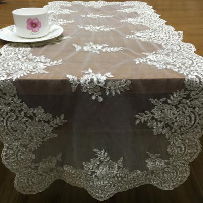 China Waterproof JORICE Fashion Rayon Tablecloths White Table Cloth For Office Wedding Party Table Cloth Printed for sale