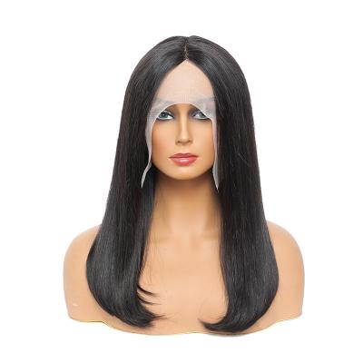 China Straight Hair No Tangle Natural Straight Grade 12a Virgin Hair Wigs Full Lace Frontal Wig For Girl Extansion Hair for sale