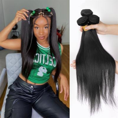 China Straight High Quality 8A 9A Cuticle Aligned Virgin Hair Curly/Wave/Virgin Hair Straight Bundles Hair Extension for sale