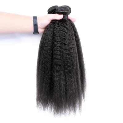 China Raw Virgin Yaki Straight Human Hair Bundle Cuticle Aligned Straight Yaki Human Hair Bundle Extensions Brazilian Hair for sale