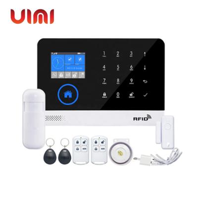 China ABS Intelligent Wireless Smart Home GSM Alarm System for sale