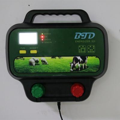 China Sheep 5J Viable Solar Electric Fence Energizer Box Solar Power Fence Waterproof 12KV Electric Energizer for sale