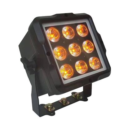 China Theme Park High Brightness 9*18W Waterproof DJ Remote Control Light 2.4G DMX512 Wireless 6 Stage In 1 RGBW LED Battery Cable Part Par Light for sale