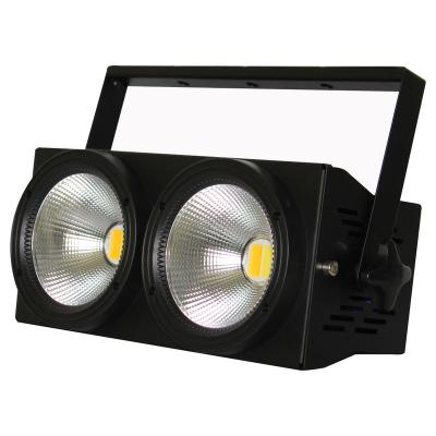 China 200W Theme Park Blinder Light 2 COB Led DMX512 Eyes Imported Lamp Beads Assist Matrix LED Stage Light Spectator Lights for sale